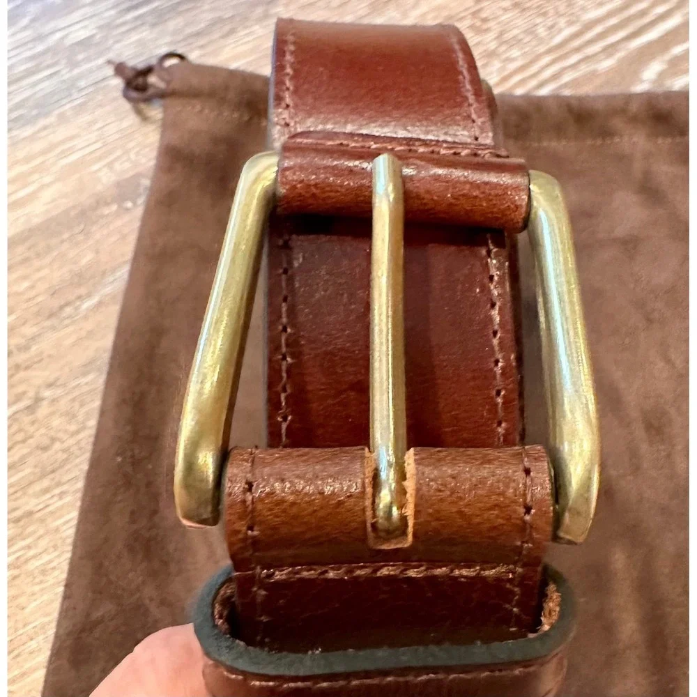 Trafalgar Men's‎ Wyatt 35mm Genuine Leather Casual Jean Belt 44
